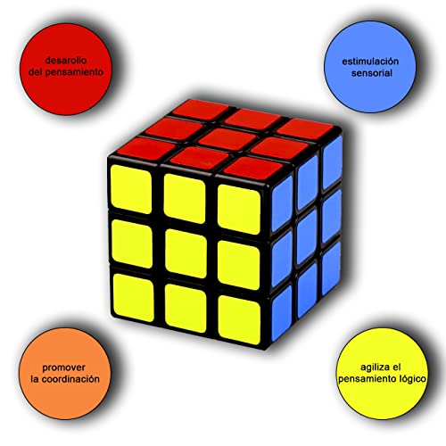 Cubo magico de 5x5, Cubo de Velocidad Clasico, Juego Rompecabezas 3D.