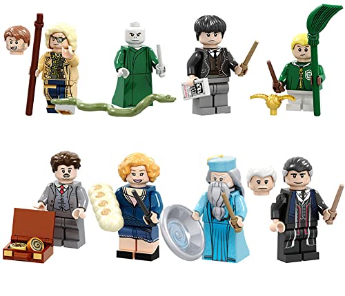 Cxcdxd 8Pcs Minifiguras colección de Calendario de adviento Mini Conjunto de Figuras Serie minifigura Coleccionable Personalizada Compatible con Lego Harry Potter