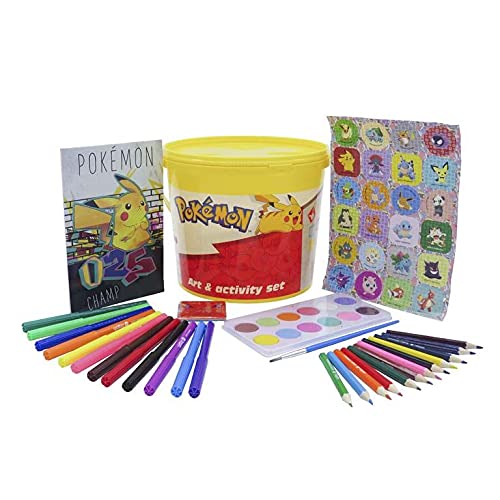 CYP BRANDS-GS-46-PK Pokemon Cubo DE Actividades Set 46 Piezas, Multicolor, Estándar (GS-46-PK)