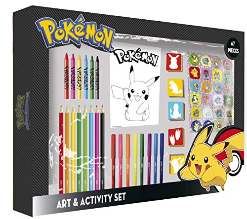 CYP- Pokemon Mega Caja DE Actividades Set 67 Piezas, Multicolor (GS-67-PK)