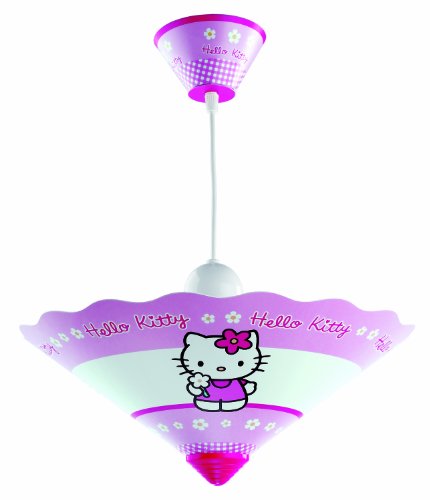 Dalbe - 63254 - Lámpara de Techo - Lámpara Cono - Hello Kitty