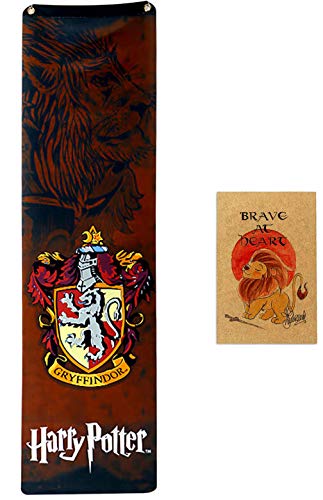 DANIFANEELLED Harry Potter Artículo para fans de Gryffindor Slytherin Ravenclaw Hufflepuff Hogwarts Decoración mágica Banner