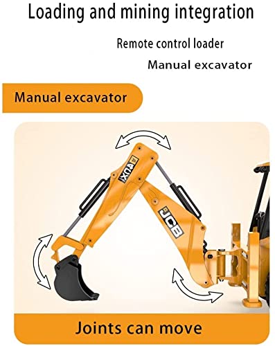 Darenbp Coche de control remoto 1:20 Juguete de control remoto RC Coche Excavadora Camión Totalmente funcional Juguete para niños Coche de alta velocidad Modelo de control remoto Juguetes para niños R