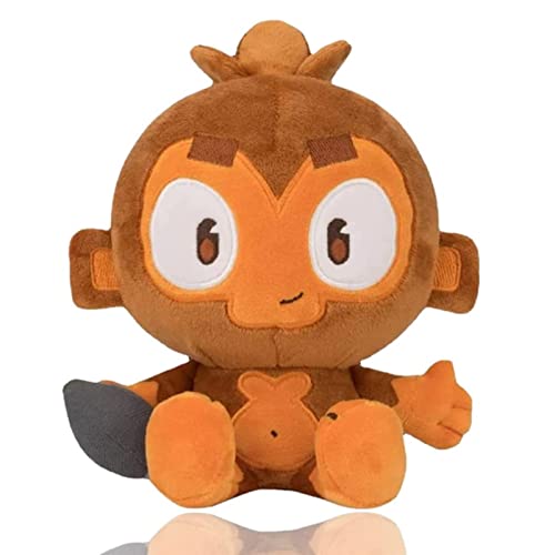 Dart Monkey Plush Doll,Bloons Monkey Plushies,Dart Monkey Plush,Cute Stuffed Toy,Dart Monkey Plush Doll,Cute Monkey Plushie,para niños y fanáticos de los Juegos ( Color : Monkey , Size : 16cmx6.3in )