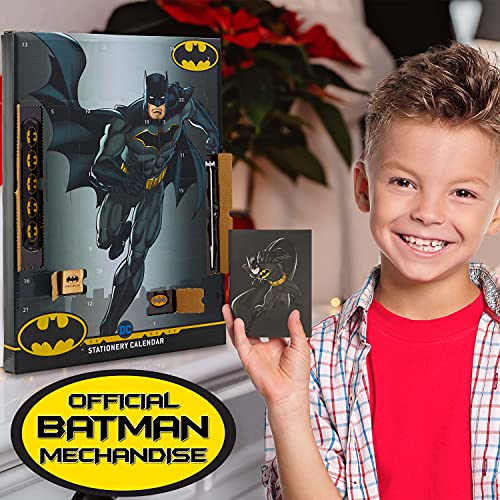 DC Comics Calendario Adviento 2021 de Batman, Calendario Adviento para Niños, 24 Sorpresas de PapelerÍa Niños