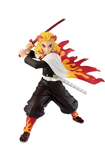 Demon Slayer - Figura de acción Kimetsu no Yaiba Vibration Stars - Kyojuro Rengoku - 15cm