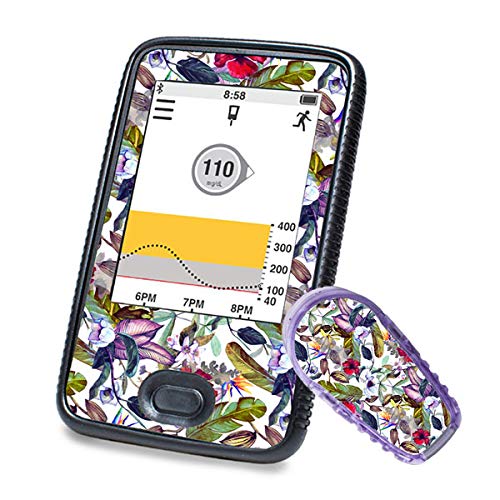 Dexcom G6 Sticker (Receiver + Transmitter) – Wild Flowers | Diasticker®