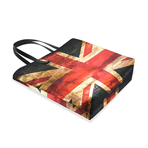 DEZIRO Vintage Bandera de Inglaterra Bolsas Totes para uso diario