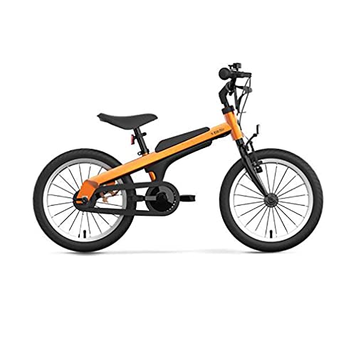 DHMKL 16 Pulgadas Bici Infantiles Bicicletas NiñOs,Cuadro AleacióN Aluminio Una Pieza/Freno Delantero En V + Freno Trasero/Asiento Ajustable/Bicicleta NiñOs/Apto NiñOs 4 A 8 AñOs