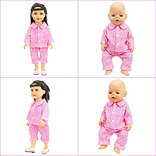 Diealles Shine Ropa de Muñecas para New Born Baby Doll, Ropa de Muñecas para Bebés 35-43 cm (Estilo 10)