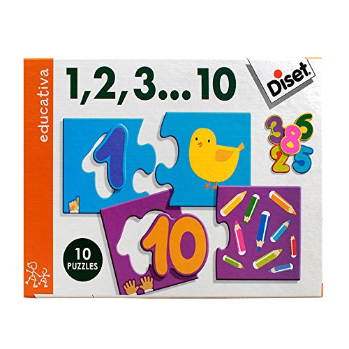 Diset- Puzzle didáctico números (63301)