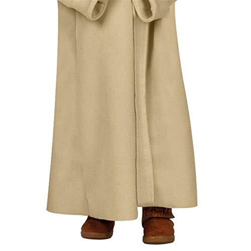 Disfraz de Cosplay de Star Wars Baby Yoda, Disfraz de Disney para niños, Utilizado para niños, niñas, Disfraces, Fiesta de niños pequeños, Halloween (Viene con el Juguete de Peluche Baby Yoda) (M)