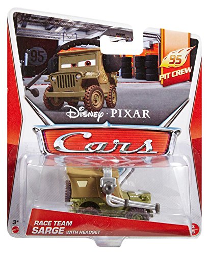 Disney Cars Cast 1: 55 modellini Coche 2014 a Elegir – Sarge Headset