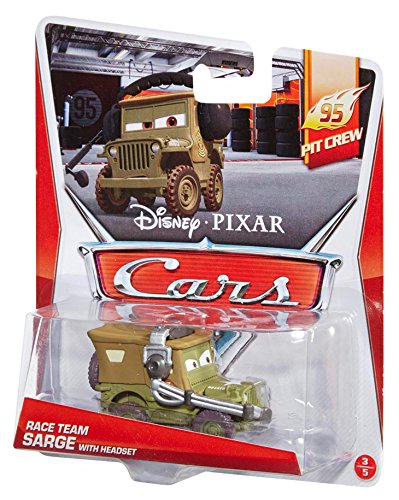 Disney Cars Cast 1: 55 modellini Coche 2014 a Elegir – Sarge Headset