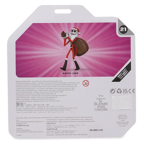 Disney Figura de acción de Santa Jack Skellington – La pesadilla antes de Navidad Toybox