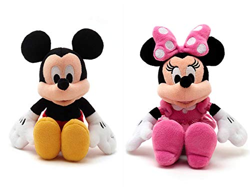 Disney Mickey Mouse e Minnie Mouse Peluche Pequeño Set 20cm