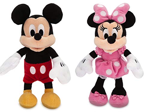 Disney Mickey Mouse e Minnie Mouse Peluche Pequeño Set 20cm