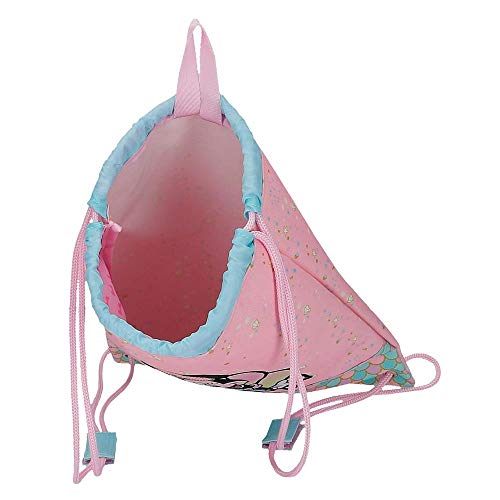 Disney Minnie Mermaid Bolsa de Merienda Rosa 27x34 cms Poliéster