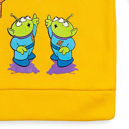 Disney Pixar Toy Story Buzz Lightyear Woody Rex - Sudadera con capucha, Mostaza, 3 años