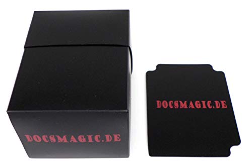 docsmagic.de Deck Box Mix - Full Black, Red, Mint, Pink, Light Blue, Light Green, Purple, Orange - 8 Count - PKM YGO MTG