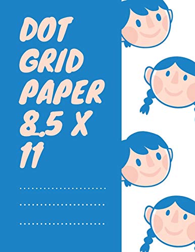 Dot Grid Paper 8.5 x 11: Sketchbook moleskin watercolor paper, dot paper loose leaf 8.5 x 11