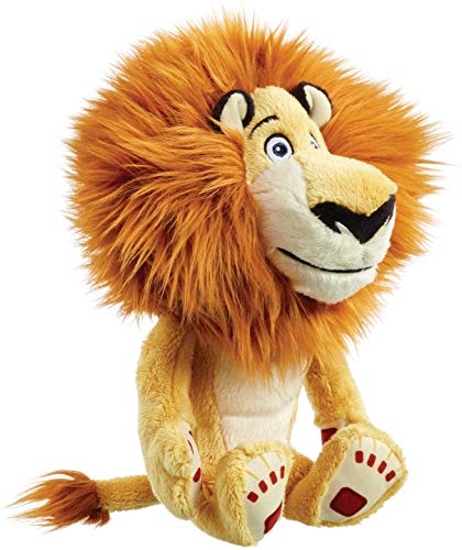 dreamworks Madagascar- Peluche Alex (León) y Marty (Cebra) de 25 Centímetros con Blister- Calidad Super Soft - 760019462/63 (Alex)