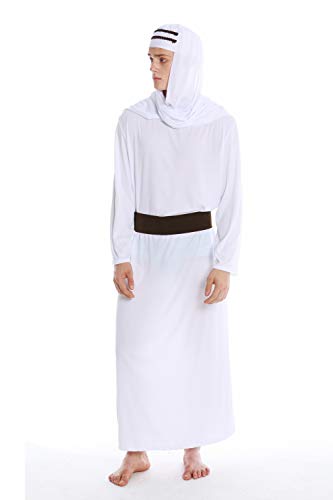 dressmeup DRESS ME UP - M-0154-S disfraz hombre carnaval Halloween Jeque árabe Lawrence Arabia Simbad califa talla S/M