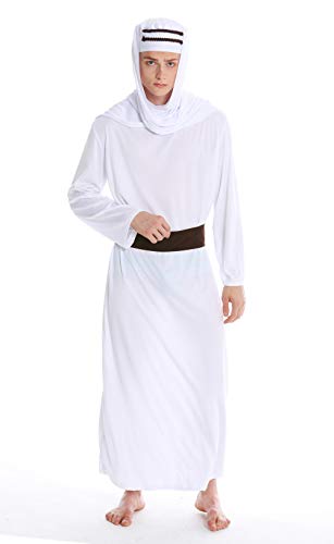 dressmeup DRESS ME UP - M-0154-S disfraz hombre carnaval Halloween Jeque árabe Lawrence Arabia Simbad califa talla S/M