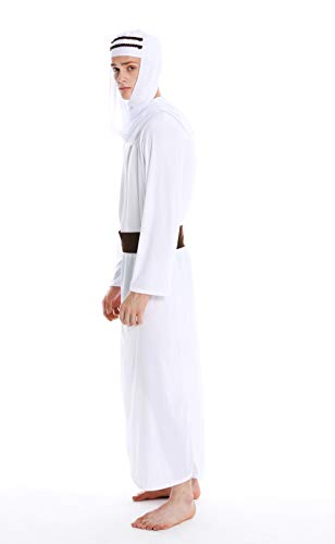 dressmeup DRESS ME UP - M-0154-S disfraz hombre carnaval Halloween Jeque árabe Lawrence Arabia Simbad califa talla S/M