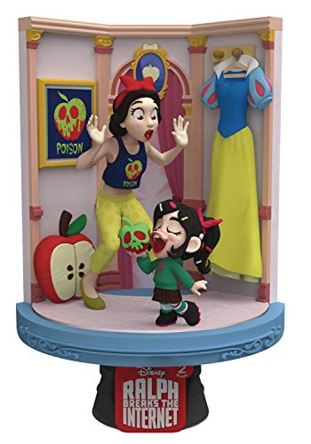 DS-026 Ralph Breaks The Internet D-Stage - Diorama de PVC (15 cm), Color Blanco y Vanellope