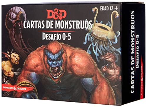 Dungeons & Dragons Cartas de Monstruos. Desafío 0-5, Color (EEWCDD90)