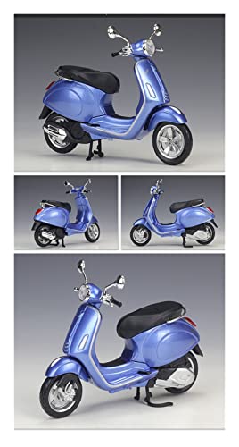 DZYWL Kits Modelos Coches Clásicos 1:12 para Piaggio Vespa Primavera 150 Scooter Modelo De Aleación Decoración Juguete Colección De Regalo Recuerdo Regalo Amor Vacaciones (Color : White)