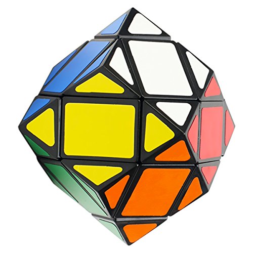 EASEHOME Diamante Speed Magic Puzzle Cube, Diamond Rompecabezas Cubo Mágico PVC Pegatina para Niños y Adultos, Negro