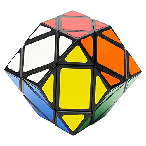 EASEHOME Diamante Speed Magic Puzzle Cube, Diamond Rompecabezas Cubo Mágico PVC Pegatina para Niños y Adultos, Negro