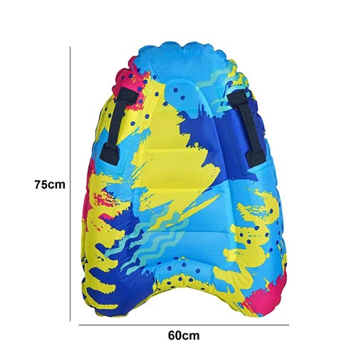 EFINNY Tabla de Surf Inflable para Exteriores, Tabla de Surf Inflable con pasamanos, Tabla de Surf en el mar para niños, Tabla de natación Flotante Tabla de Surf Inflable para Piscina