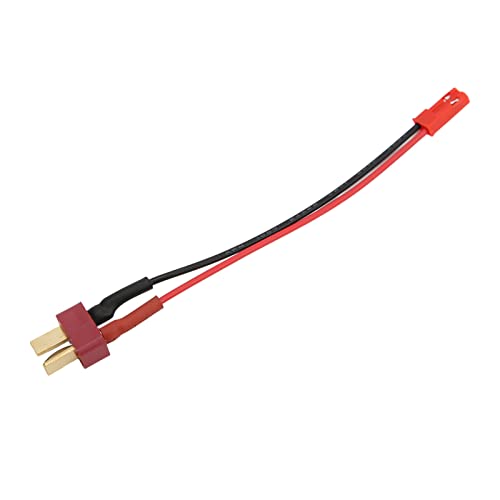 Enchufe en T Macho a Cable Hembra JST, Duradero, Suave, de Alto Factor de Seguridad, Enchufe en T Macho a JST Hembra para Modelos de Coches RC para Modelos de Barcos