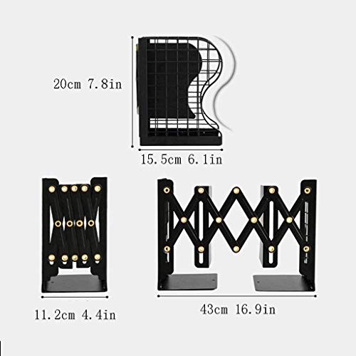 Estantería de almacenamiento de escritorio, estantería, estantería telescópica, organizador, perchero plegable, bastidor de archivos, escritorio de extensión ordenada organizadora de libros para libro