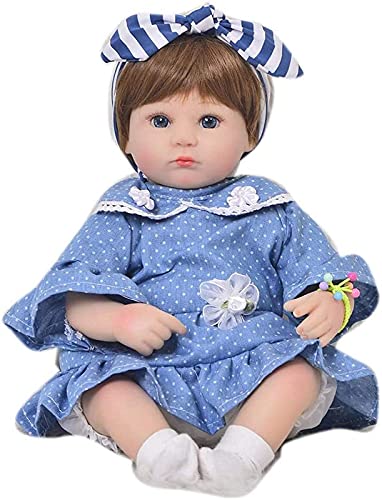 ETRVBSWE Muñeca Realista Reborn Baby Dolls Cuerpo de Silicona Muñecas realistas Toque Suave a la muñeca de simulación Muñeca de Renacimiento Muñecas de crianza Hechas a Mano Es el Mejor GIF