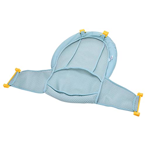 F Fityle Almohadilla de baño para bebé Almohadilla para bañera de bebé Asiento de Soporte para baño Asiento de baño para bebé Estera de Soporte para Ducha - Azul