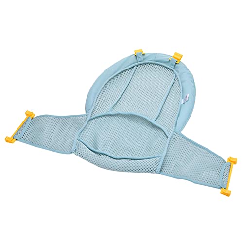 F Fityle Almohadilla de baño para bebé Almohadilla para bañera de bebé Asiento de Soporte para baño Asiento de baño para bebé Estera de Soporte para Ducha - Azul