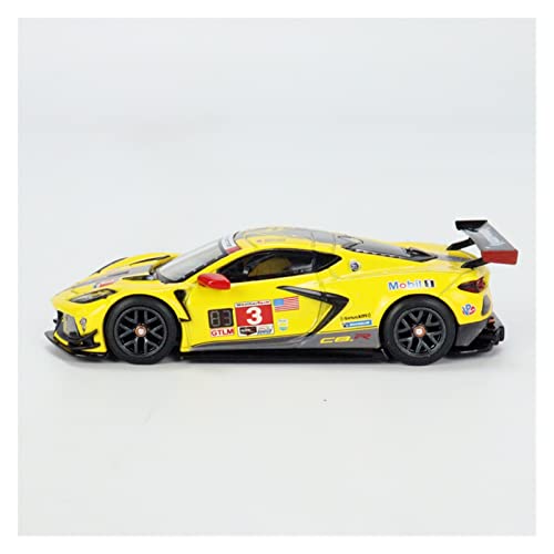 Fábrica Original 1/64# 253 For Corvette C8.R # 3 Simulación De Aleación De Coche Modelo Colección Regalo Juguete Manualidades Conmemorativas