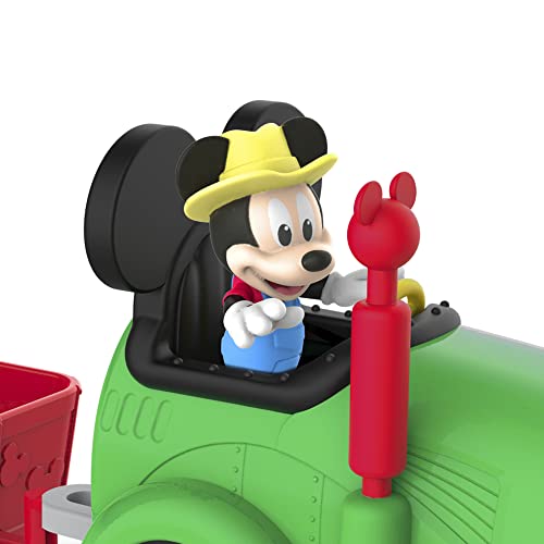 Famosa- Tractor de Mickey, incluye figuras y animalitos (MCC05010)