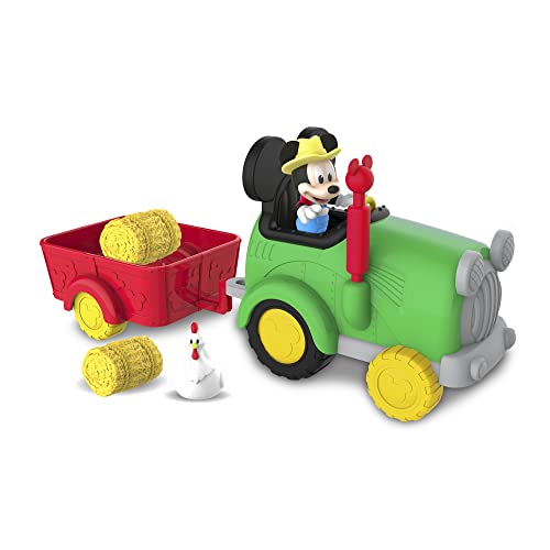 Famosa- Tractor de Mickey, incluye figuras y animalitos (MCC05010)