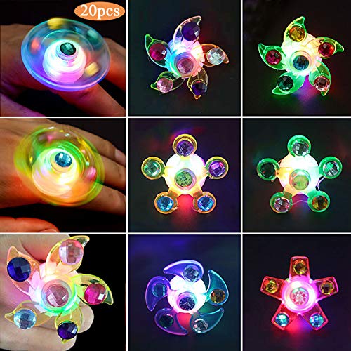 Favores de fiesta para niños, Glow in The Dark Fuentes de fiesta Iluminar anillos LED Favores de fiesta para niños niños Chicas Mano a granel Vuelta Estrés Alivio para aliviar la ansiedad Juguetes