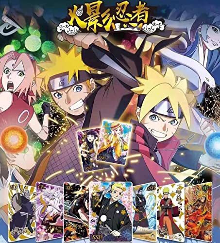 Feiruz Naruto Cards The Eighth Edition Chapter One TCG Character Card Battle Showdown Tarjeta de colección rara, 1 caja de 36 paquetes de 5 tarjetas por paquete