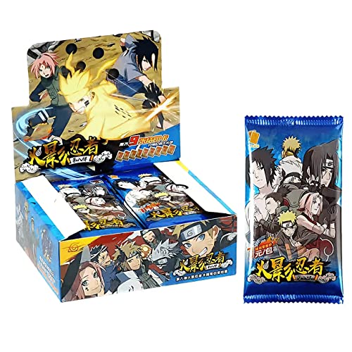 Feiruz Naruto Cards The Eighth Edition Chapter One TCG Character Card Battle Showdown Tarjeta de colección rara, 1 caja de 36 paquetes de 5 tarjetas por paquete