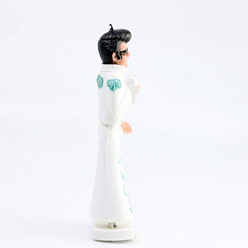 Figura Adorno con Ventosa para Cristal del Coche Elvis: Aloha Desde Hawaii Mueve la Cintura. Tamaño 15 cm.