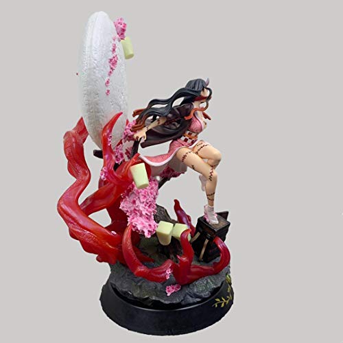 Figuras de Anime Demon Slayer Demon Slayer Figura de acción Demon Form GK Kamado Nezuko Modelo Coleccionable muñeca Regalo 31CM