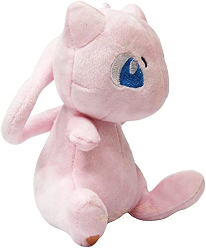 Figuras de peluche de Pokemon de 16 cm/6.2 pulgadas lindo Mew animales de peluche suaves muñecas de peluche de peluche regalos para niños