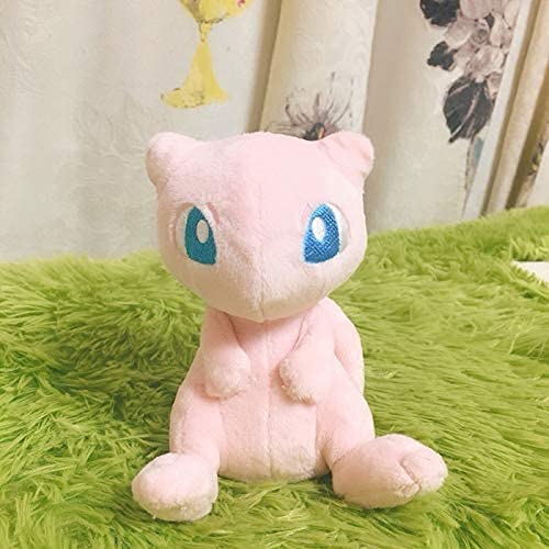 Figuras de peluche de Pokemon de 16 cm/6.2 pulgadas lindo Mew animales de peluche suaves muñecas de peluche de peluche regalos para niños